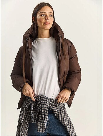 Cappotto imbottito con cappuccio lucci