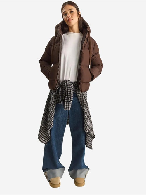 Cappotto imbottito con cappuccio lucci - Kiabi