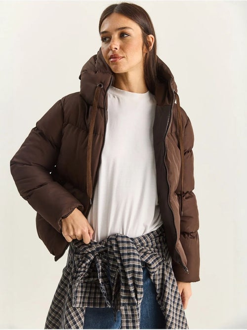 Cappotto imbottito con cappuccio lucci - Kiabi