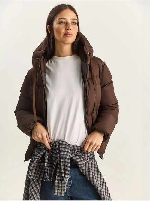 Cappotto imbottito con cappuccio lucci - Kiabi