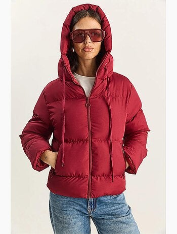 Cappotto imbottito con cappuccio lucci