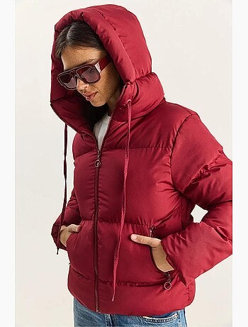 Cappotto imbottito con cappuccio lucci