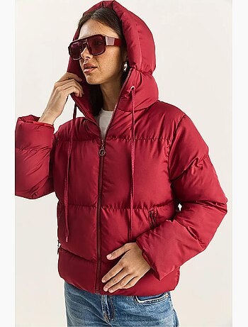 Cappotto imbottito con cappuccio lucci