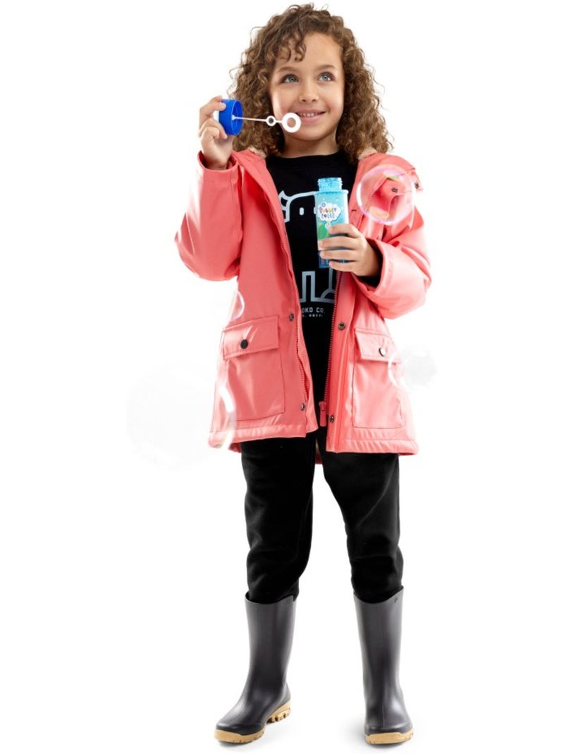 Cappotto impermeabile per bambine lifestyle bambini e bambine goji-g Rosa - Kiabi