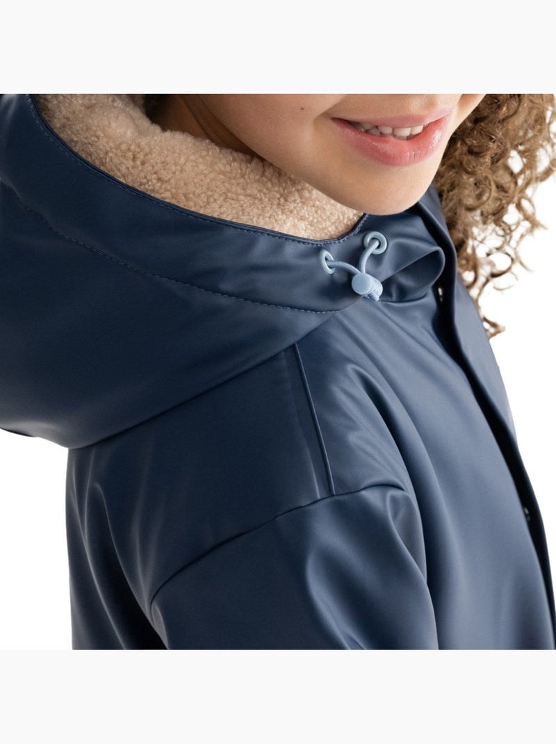Cappotto impermeabile per bambine lifestyle bambini e bambine planet-g Blu - Kiabi