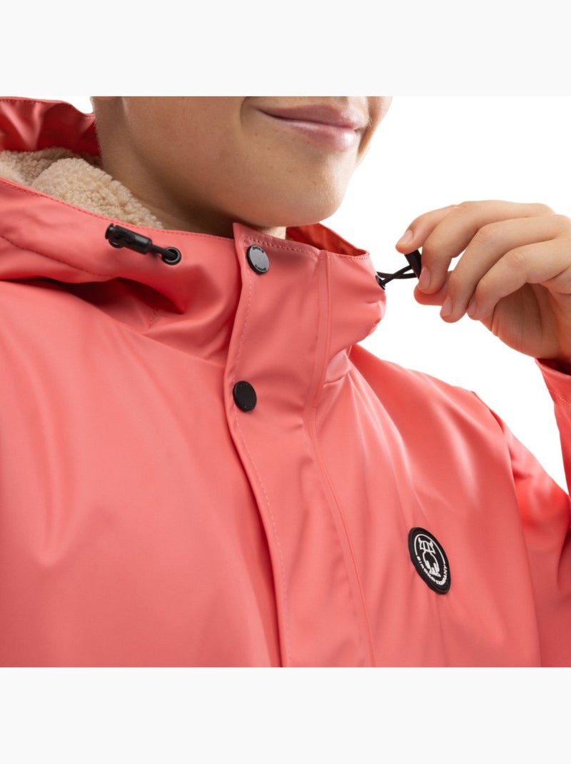 Cappotto impermeabile per bambini lifestyle bambini e bambine goji Rosa - Kiabi
