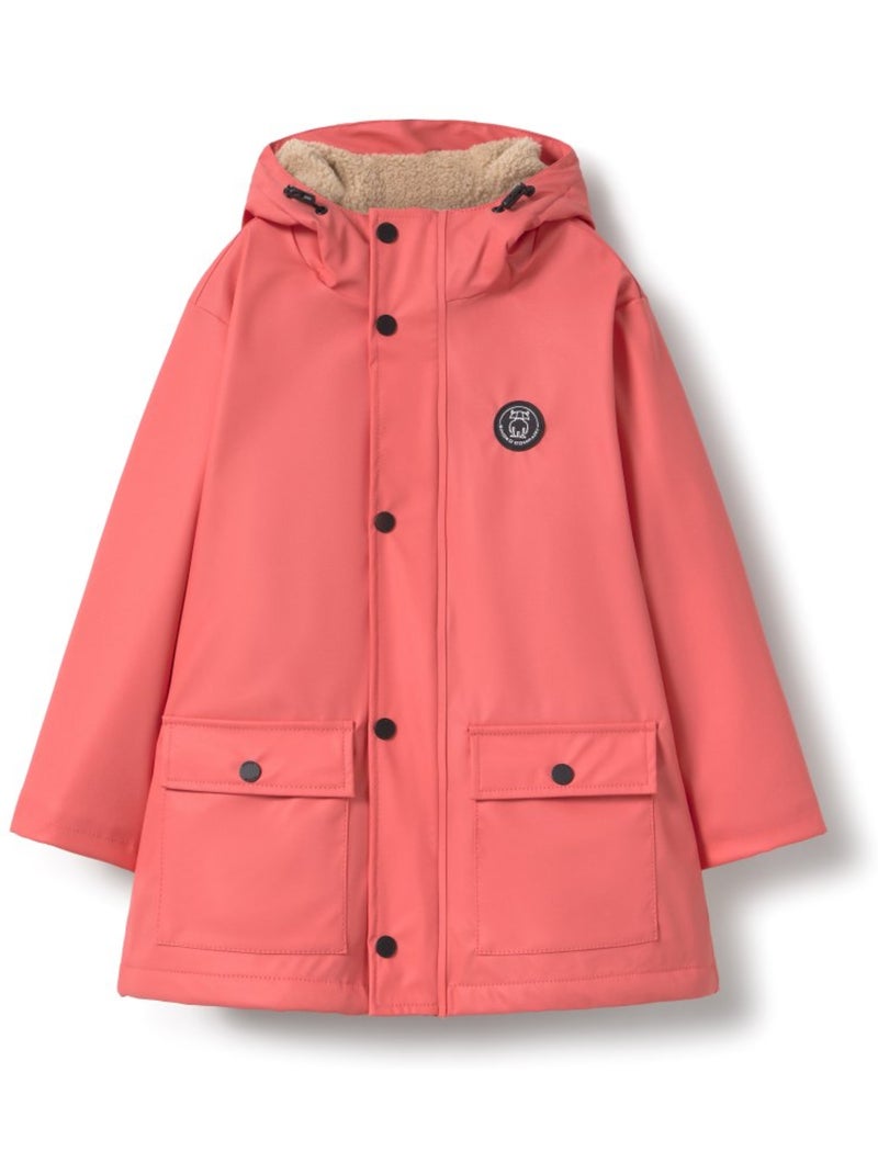 Cappotto impermeabile per bambini lifestyle bambini e bambine goji Rosa - Kiabi