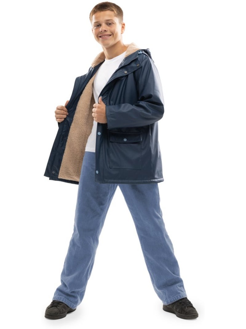 Cappotto impermeabile per bambini lifestyle bambini e bambine planet Blu - Kiabi