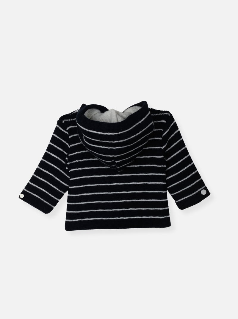 Cappotto in Lana Bianco Blu - Kiabi