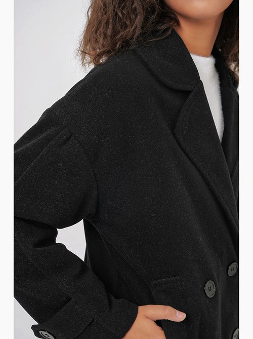Cappotto in lana con collo avvolgente bdart - Kiabi Cappotto in lana con collo avvolgente bdart - Kiabi