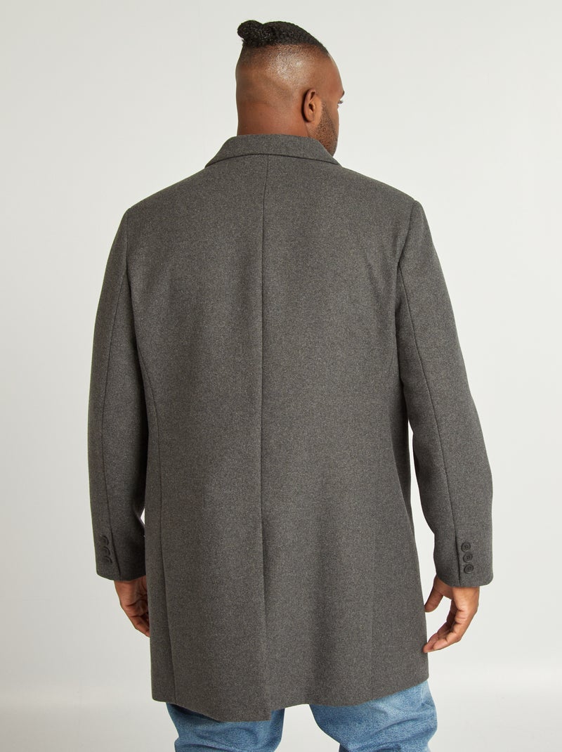 Cappotto in misto lana GRIGIO - Kiabi