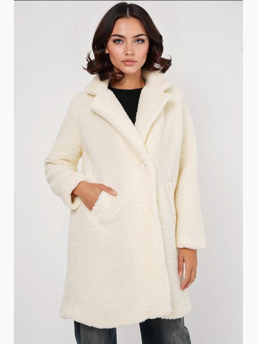 Cappotto in pelliccia sintetica oversize bdart - Kiabi