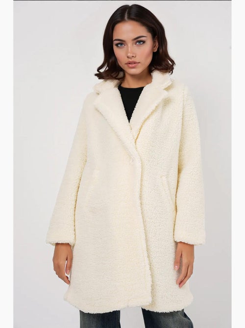 Cappotto in pelliccia sintetica oversize bdart - Kiabi