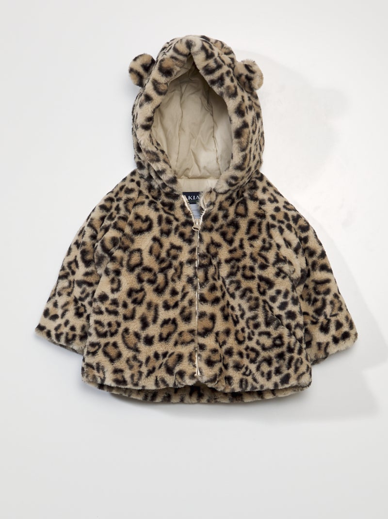 Cappotto in tessuto soffice MARRONE - Kiabi