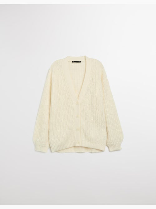 Cappotto lavorato a maglia con lana, MO Fashion - Kiabi Cappotto lavorato a maglia con lana, MO Fashion - Kiabi
