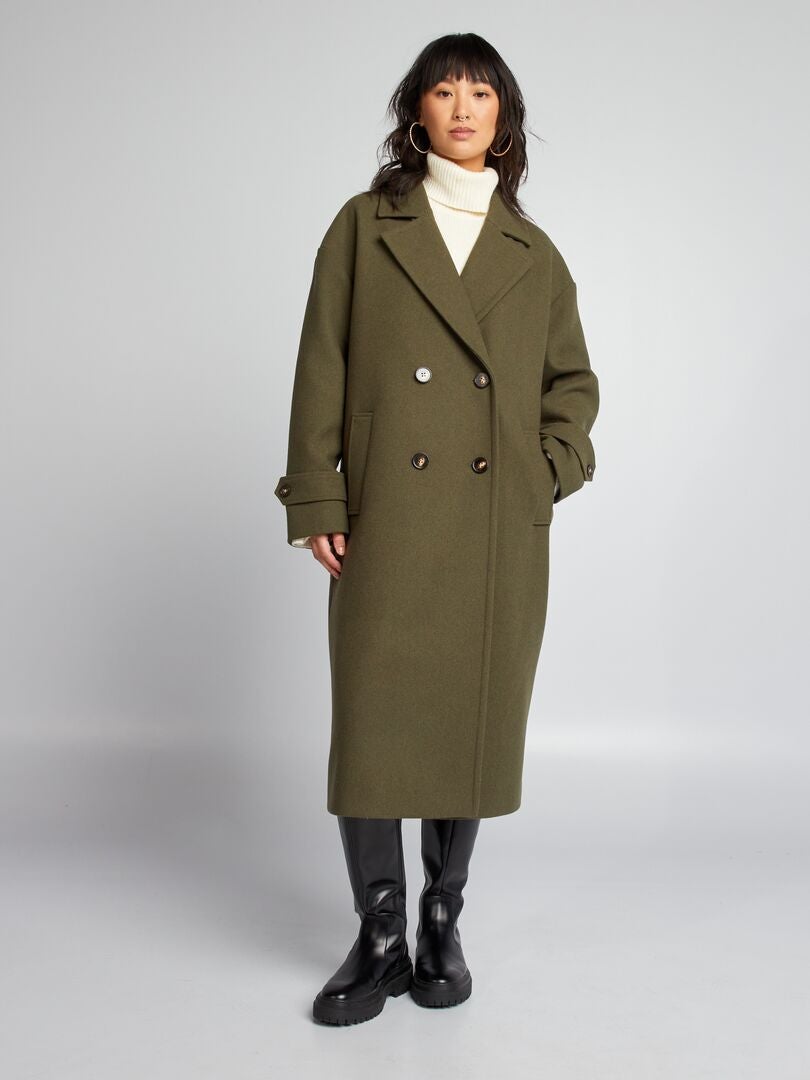 Cappotto lungo - - Verde militare - - 55.00 Cappotto lungo - - Verde militare - - 55.00