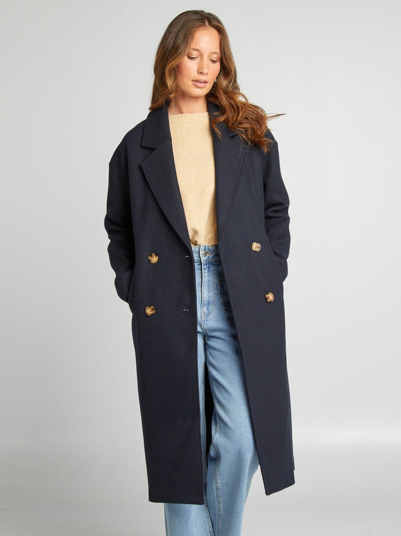 Cappotto lungo BLU - Kiabi