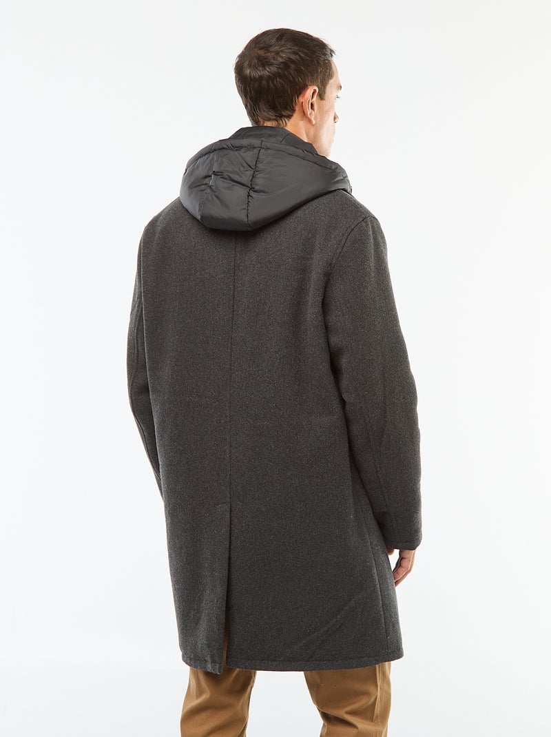 Cappotto lungo caldo ed elegante Grigio - Kiabi