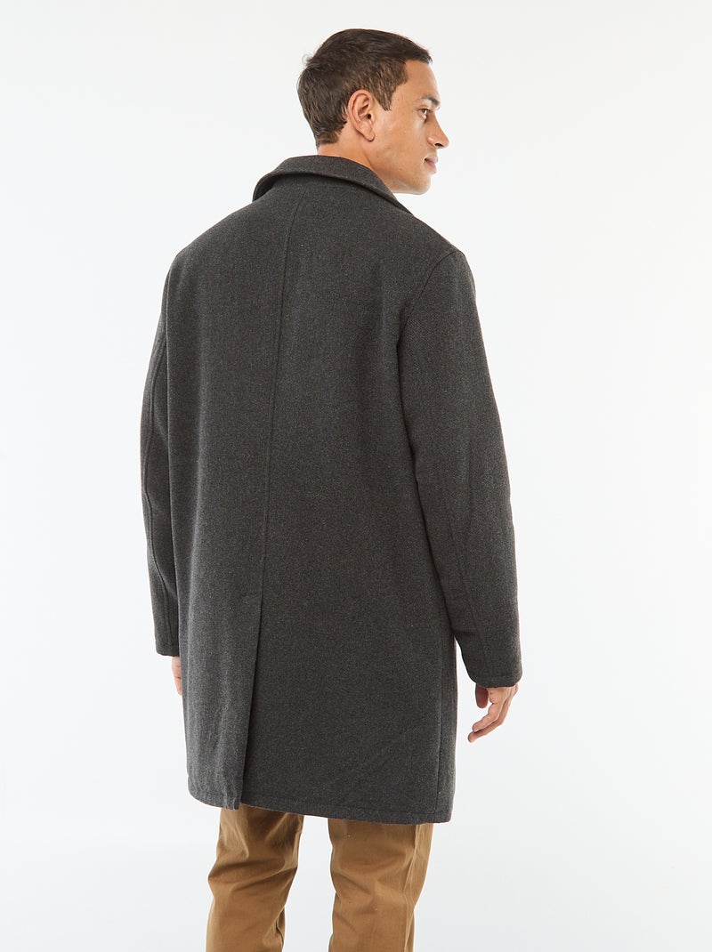 Cappotto lungo caldo ed elegante Grigio - Kiabi
