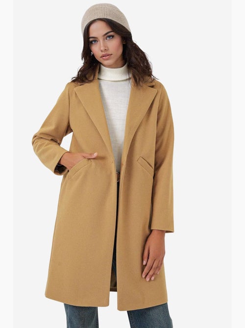 Cappotto lungo con bottoni e tasche bdart - Kiabi Cappotto lungo con bottoni e tasche bdart - Kiabi