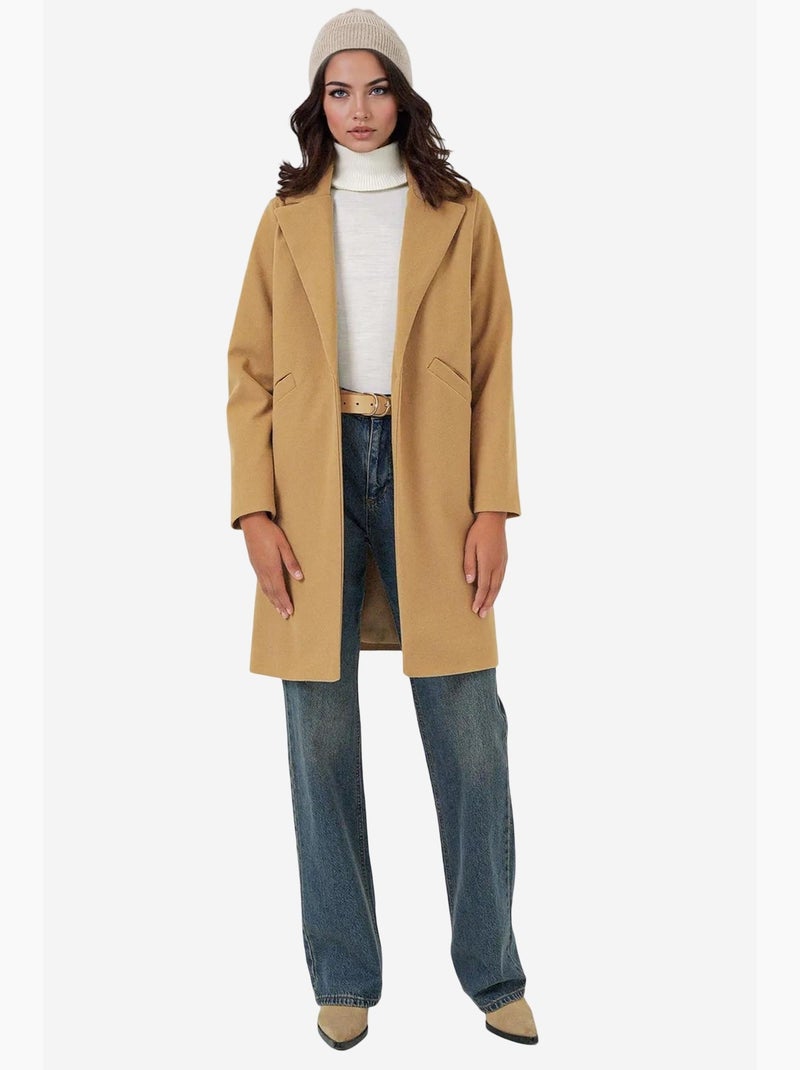 Cappotto lungo con bottoni e tasche bdart Ambra - Kiabi