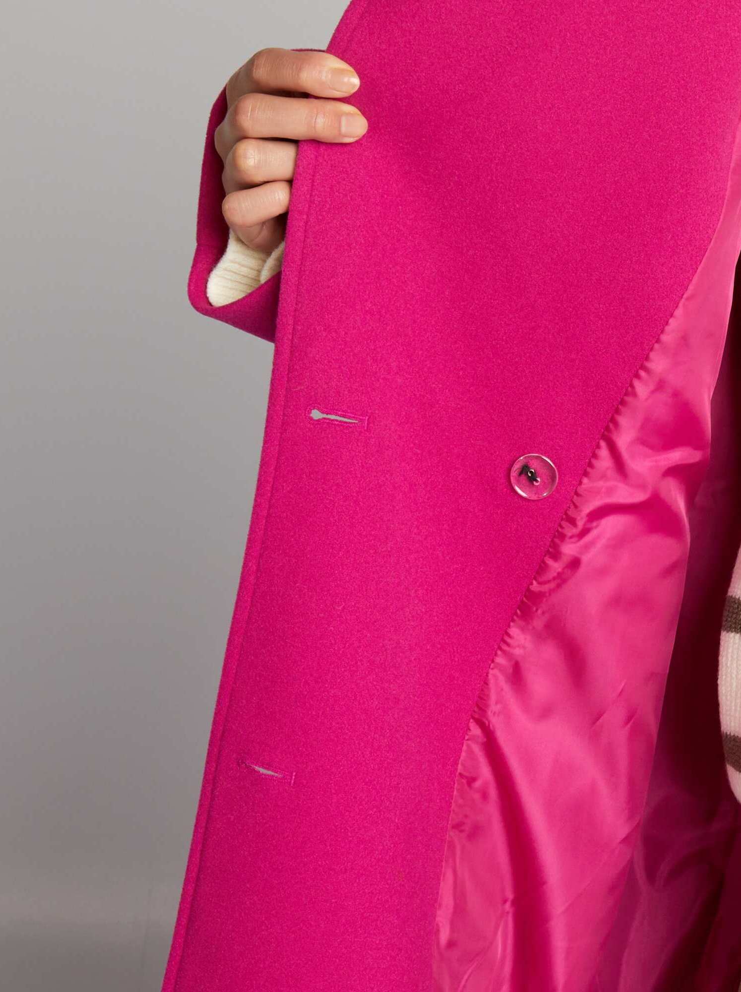 Cappotto Invernale Donna Allegra K | Doppiopetto, Lunghezza Media | Tessuto Morbido, Foderato