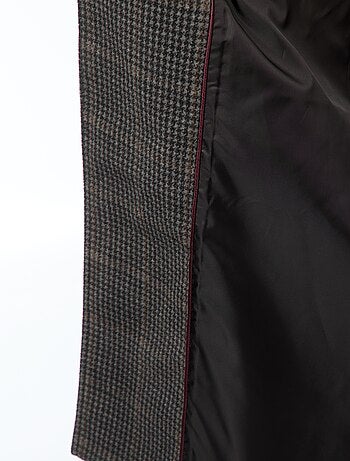 Cappotto lungo effetto lana