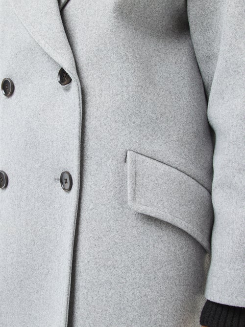 Cappotto lungo in finto tessuto effetto lana - Kiabi