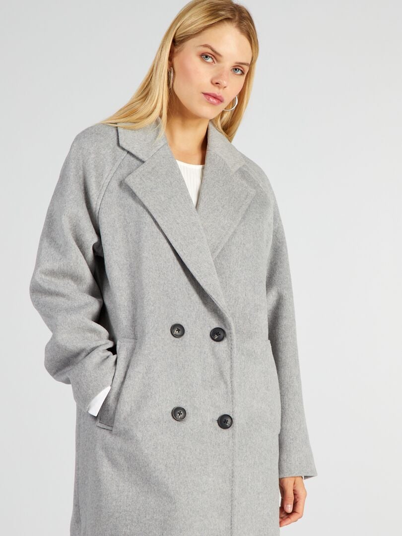 cappotto grigio mango