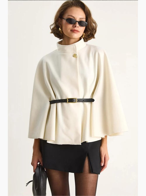 Cappotto lungo oversize in misto lana lucci - Kiabi