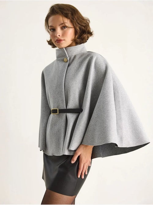 Cappotto lungo oversize in misto lana lucci - Kiabi