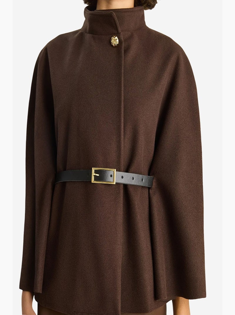 Cappotto lungo oversize in misto lana lucci Marrone - Kiabi