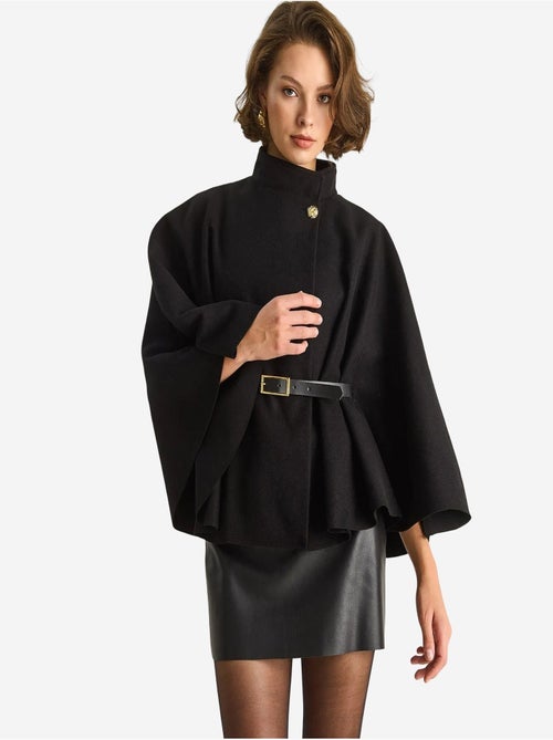 Cappotto lungo oversize in misto lana lucci - Kiabi