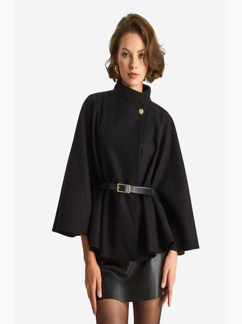 Cappotto lungo oversize in misto lana lucci - Kiabi