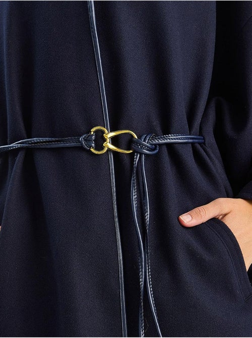 Cappotto lungo oversize in misto lana testurizzato con colletto da giacca lucci - Kiabi Cappotto lungo oversize in misto lana testurizzato con colletto da giacca lucci - Kiabi