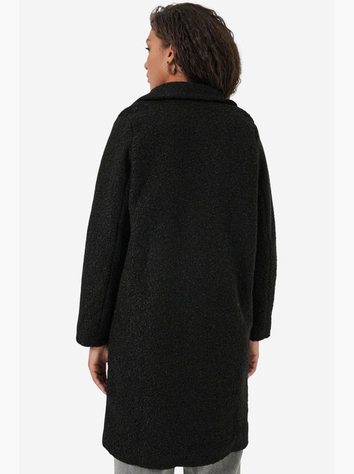 Cappotto lungo oversize in peluche testurizzata bdart - Kiabi Cappotto lungo oversize in peluche testurizzata bdart - Kiabi