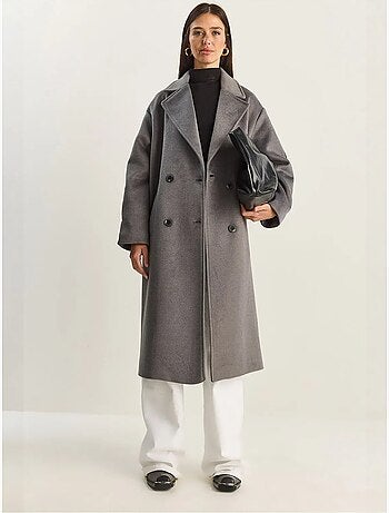 Cappotto lungo oversize lucci
