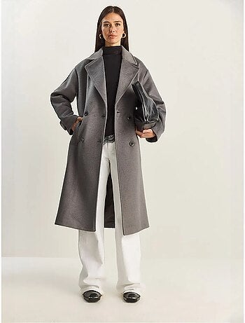Cappotto lungo oversize lucci