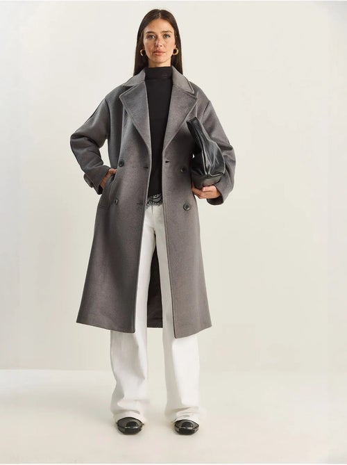 Cappotto lungo oversize lucci - Kiabi Cappotto lungo oversize lucci - Kiabi