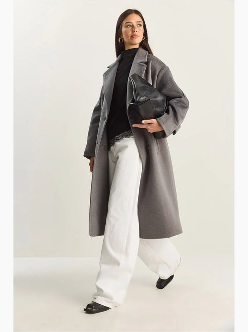 Cappotto lungo oversize lucci - Kiabi Cappotto lungo oversize lucci - Kiabi