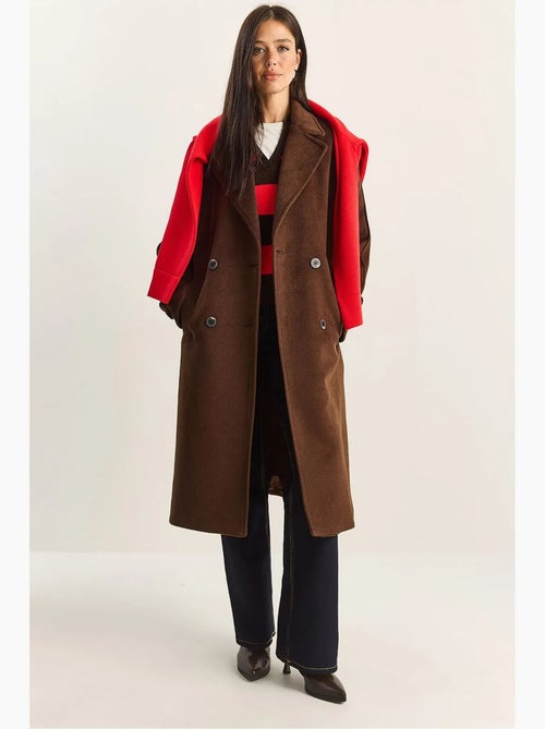 Cappotto lungo oversize lucci - Kiabi Cappotto lungo oversize lucci - Kiabi