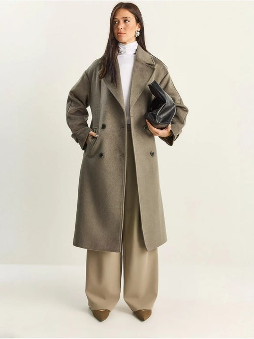 Cappotto lungo oversize lucci - Kiabi Cappotto lungo oversize lucci - Kiabi