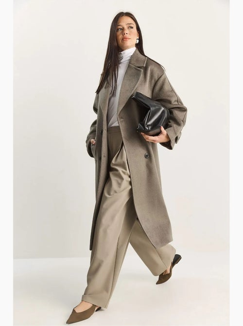 Cappotto lungo oversize lucci - Kiabi Cappotto lungo oversize lucci - Kiabi