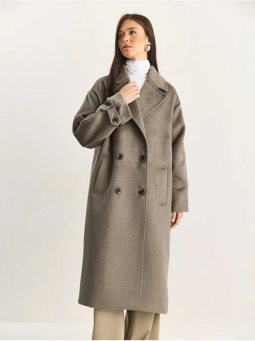 Cappotto lungo oversize lucci - Kiabi Cappotto lungo oversize lucci - Kiabi