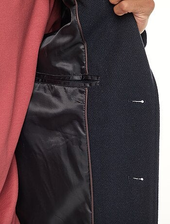 Cappotto lungo tinta unita