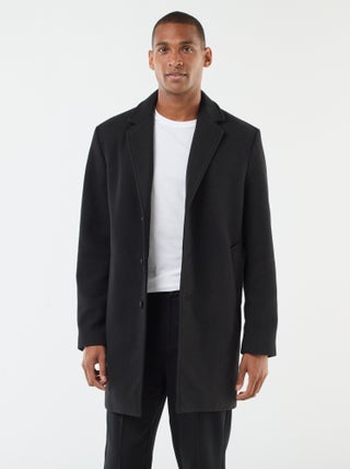 Cappotto lungo tinta unita