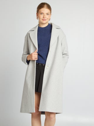 Cappotto lungo tipo lana