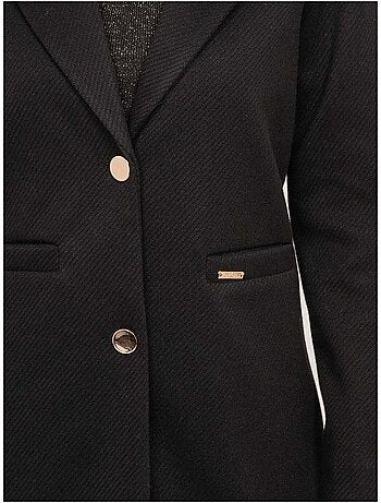Cappotto medio con collo sartoriale e bottoni dorati ultema