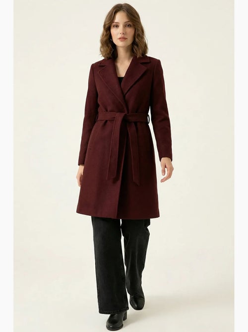 Cappotto midi con cintura e colletto da giacca bdart - Kiabi Cappotto midi con cintura e colletto da giacca bdart - Kiabi
