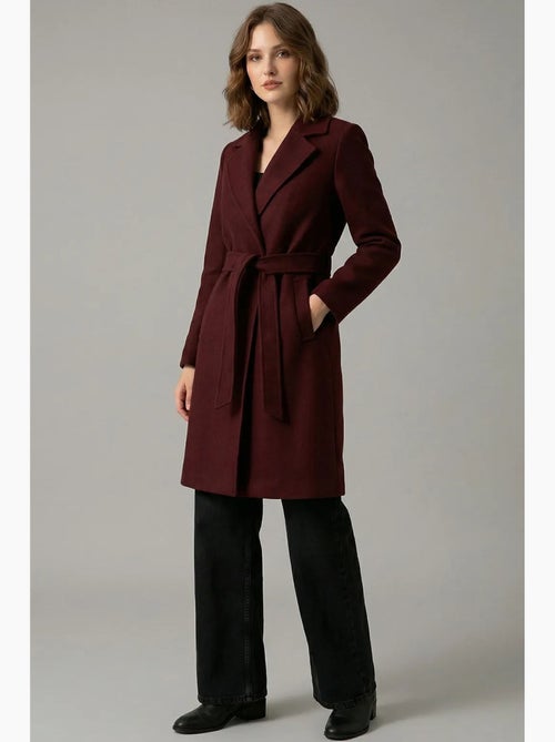 Cappotto midi con cintura e colletto da giacca bdart - Kiabi Cappotto midi con cintura e colletto da giacca bdart - Kiabi